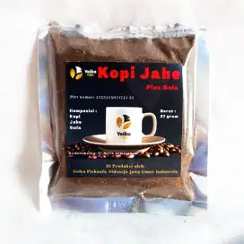 Kopi jahe plus gula sachet