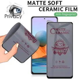 Matte Privacy Handphone Anti spy Ceramic Nano Tempered Glass