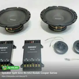 Speaker Split 6inc Rodek Rs 652 COOPER series