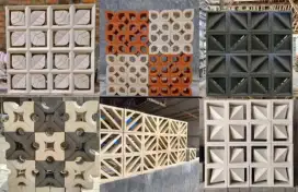 Roster beton minimalis modern