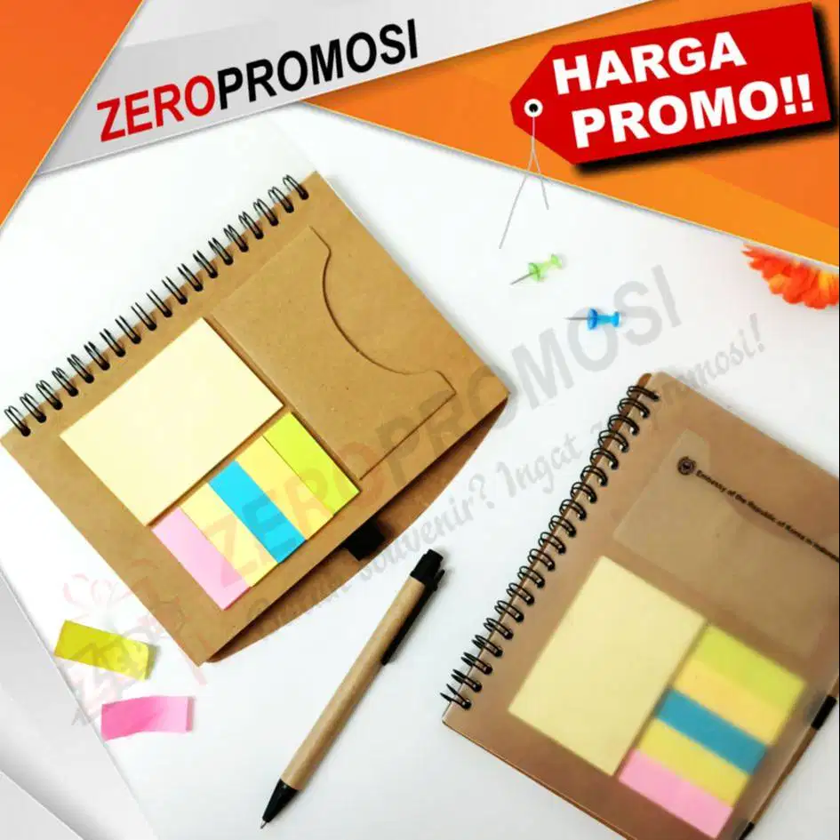 Custom Promosi Memo Ntebook Recycle N807