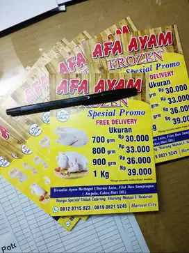 Brosur/flayer size A5 ( 1rim  500lbr )