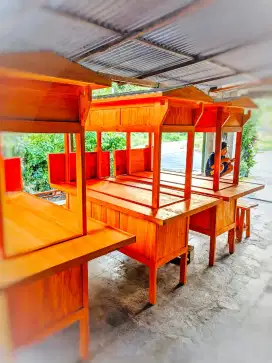 GEROBAK MIE AYAM BAKSO , GEROBAK BOOTH SATE TAICHAN , GEROBAK MIE AYAM
