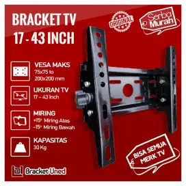 Bracket tv LED + pasang