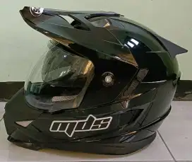 Helm MDS Supermoto Black Metalic