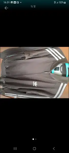 Jacket adidas coklat