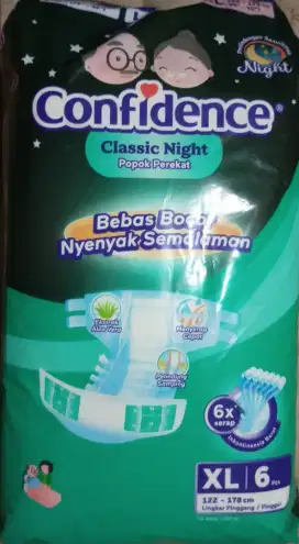 Confidence Popok Dewasa Classic Night XL isi 6