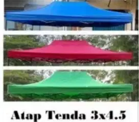 TERPAL TENDA LIPAT UKURAN 3X4,5
