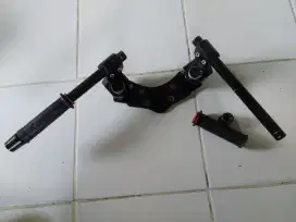 Stang jepit nui, pninggi stng jpit, hndgrip domino, bar end fast bikes