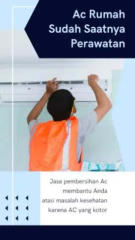 Service cuci ac split 1/2 pk-1pk