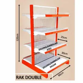 rak gondola,rak supermarket,rak minimarket,murah.Gratis Ongkir