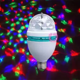LAMPU DISCO LED FITTING TUMBLR MINI OTOMATIS DISCO WARNA WARNI RGB
