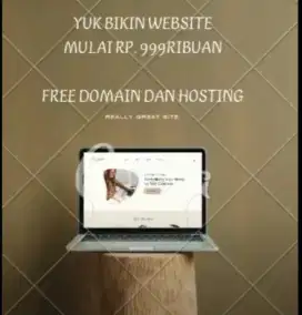 JASA PEMBUATAN WEBSITE free DOMAIN & HOSTING 1TAHUN !!!