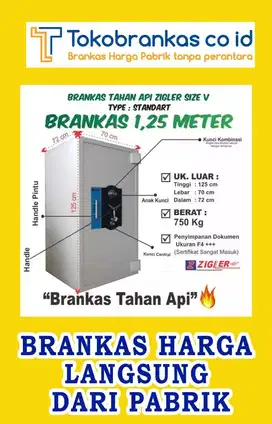 Brankas Zigler size 5 ber SNI harga 13Jtan Tahan Api bukan abal-abal