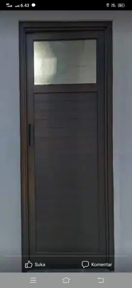 Jual kusen pintu jendela kaca aluminium pls pasang