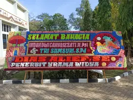 Papan ucapan papan bunga