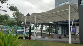 Pasang  kanopi membran atap membran