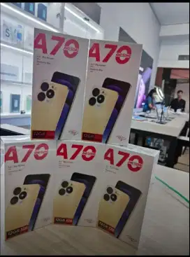 ITEL A70 RAM 4+8GB ROM 64GB GARANSI RESMI ITEL