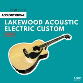 Gitar Akustik Elektrik Lakewood Custom murah banget