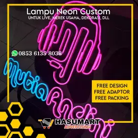 Lampu Neon Custom / Neon Flex / Neon Sign