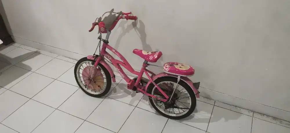 Sepeda anak wanita cewek 4 5 6 tahun