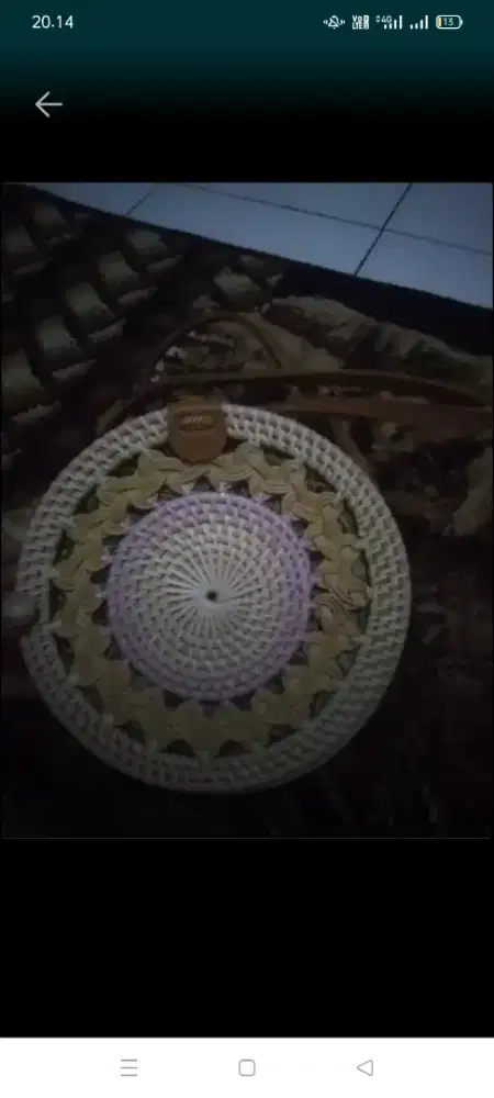 Tas rotan Bali jarang dipakai