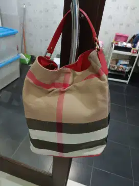 Preloved: Tas Burberry Hobo Bag - Original 100%