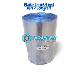 Plastik Shrink / Segel ukuran 11cm x 500gram di Pekanbaru