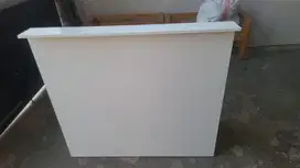 Meja kasir minimalis white | 120x50x110cm