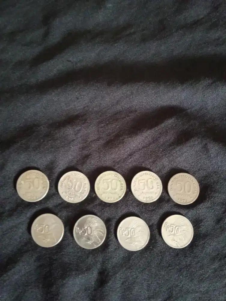 Uang logam kuno 50 rupiah THN 1971