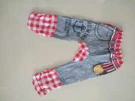 Celana Tidur anak motif Garis Garis Import