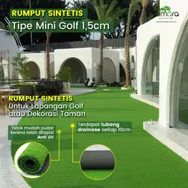 rumput sintetis mini golf 1,5cm