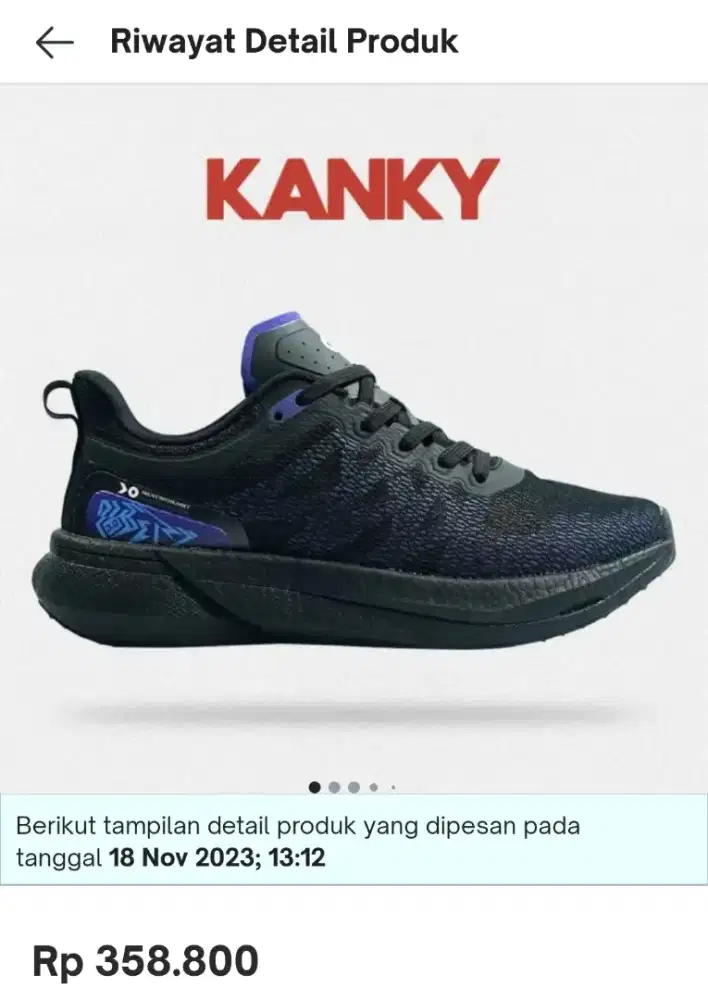 Sepatu kanky story shingen