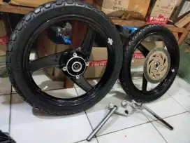 Velg pelek asli original ori copotan cabutan kawasaki ninja rr r mulus