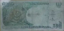 UANG KERTAS 500 RUPIAH BUATAN TAHUN 1992