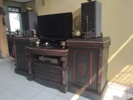 MEJA TV PLITUR BAKAR