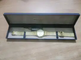 Jam Citizen Water Resist Gold Metal GN-0-S 6, Kota Depok