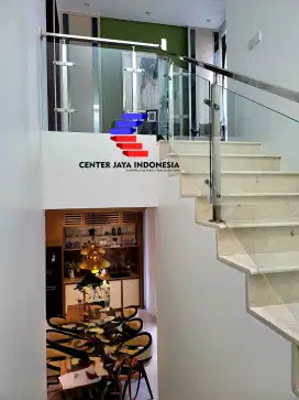 Railing Tangga Stainless Stell Model Viral