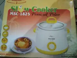MASPION SLOW COOKER. MSC 1825. 2 UNIT SEPERTI BARU.