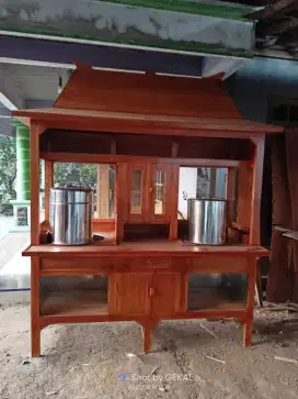 Gerobak mie ayam baso dia tungku