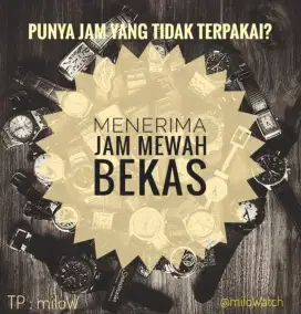 Terima Jam Mewah Bekas