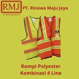 Rompi Safety Proyek Kombinasi / Rompi Safety Proyek Kombinasi 4 Line