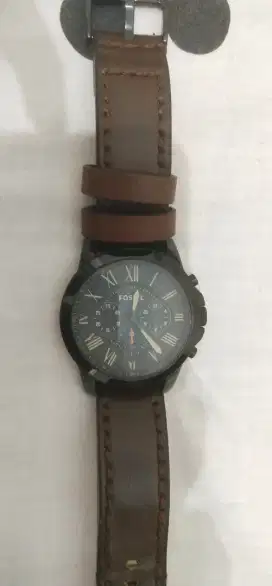 Jam Fossil 5241 ORI, tali kulit