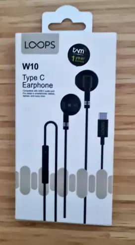 Earphone LOOPS W10 (Original)