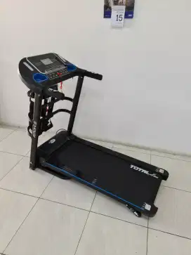 Alat fitnes treadmill elektrik TL 619 biru