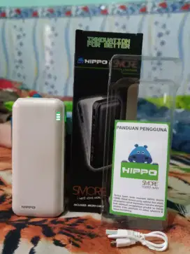 Power Bank Hippo smore 15000 Mah kondisi second baik no minus