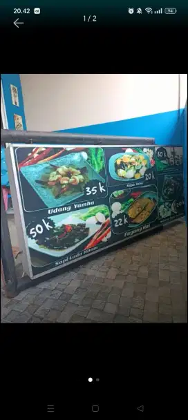 Neon Box Ukuran 180x80cm