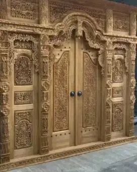 Pintu+kusen gebyok Jawa ukiran Jepara:104