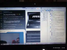 Mantan laptop gaming MSI FX420 Intel VGA Radeon