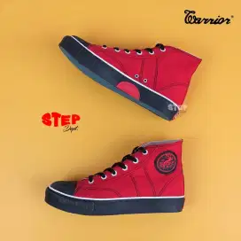 SEPATU WARRIOR CLASSIC HIGH RED ORIGINAL 100%